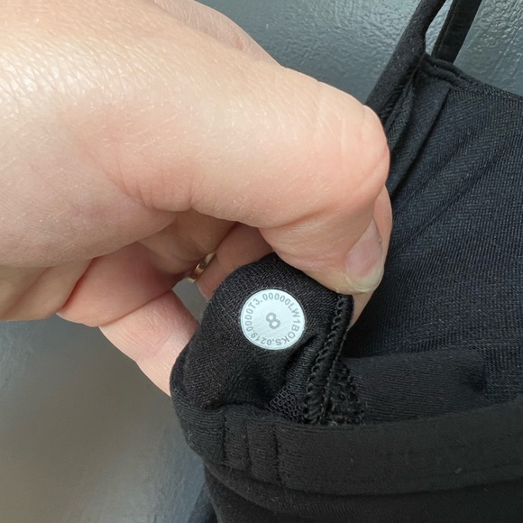 Lululemon Flow Y 2 in 1 Tank Black Size 8 - Picture 5 of 6